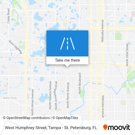 Mapa de West Humphrey Street
