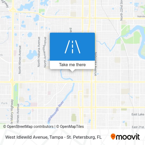 Mapa de West Idlewild Avenue