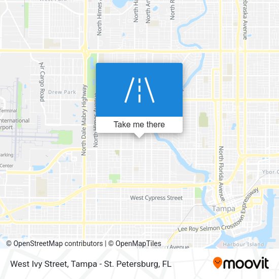 Mapa de West Ivy Street