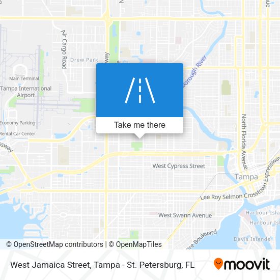 Mapa de West Jamaica Street