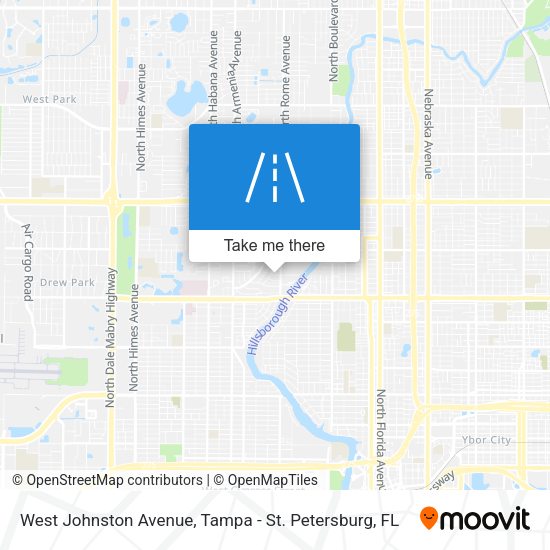 West Johnston Avenue map