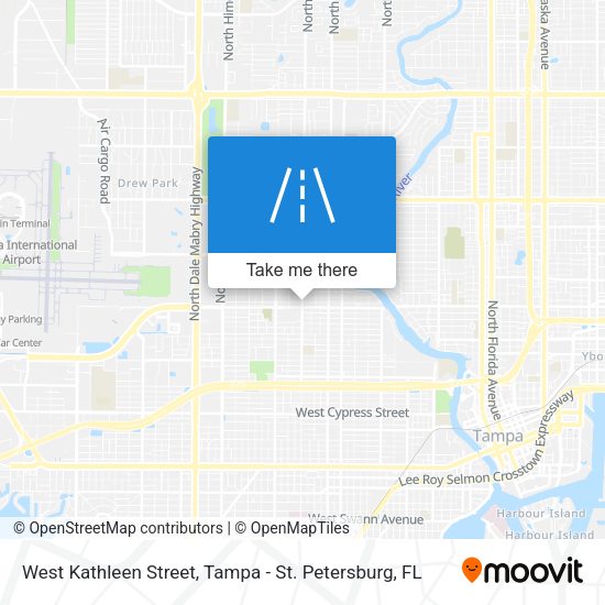 West Kathleen Street map