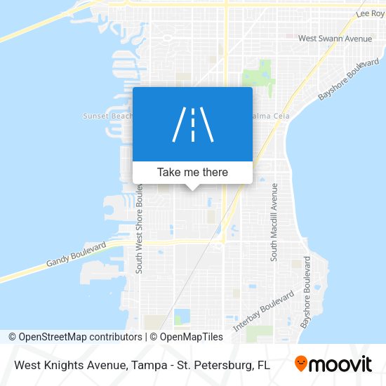 Mapa de West Knights Avenue