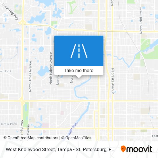 Mapa de West Knollwood Street