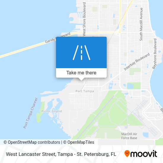 Mapa de West Lancaster Street