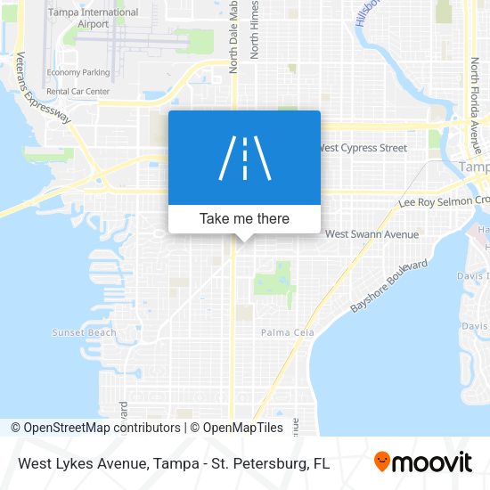 West Lykes Avenue map