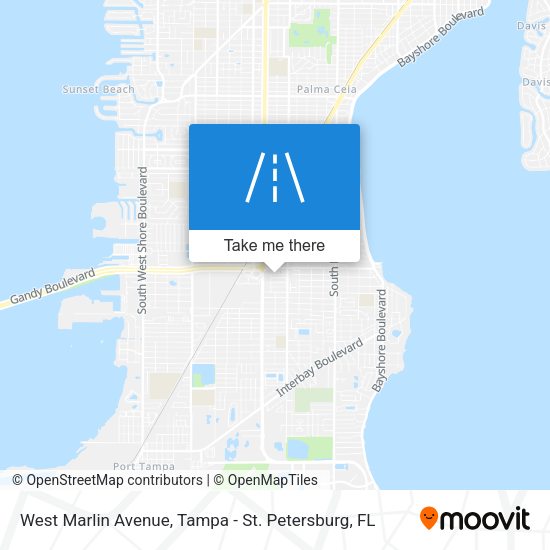 West Marlin Avenue map