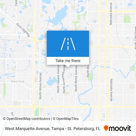 Mapa de West Marquette Avenue