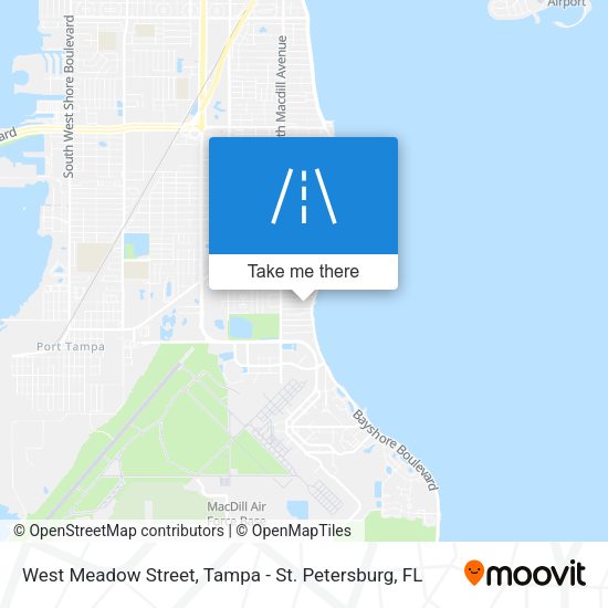 West Meadow Street map