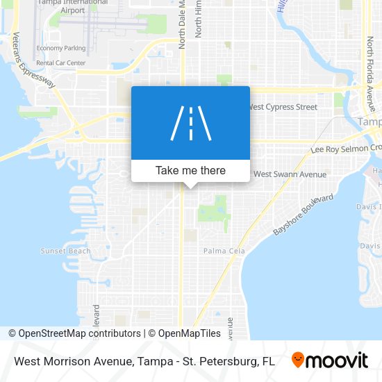 West Morrison Avenue map