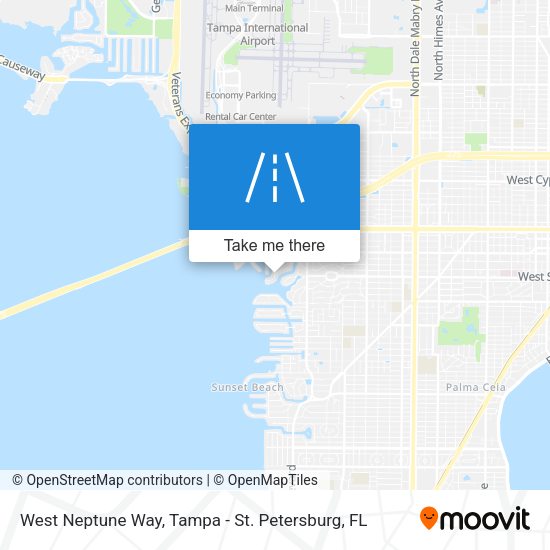 West Neptune Way map