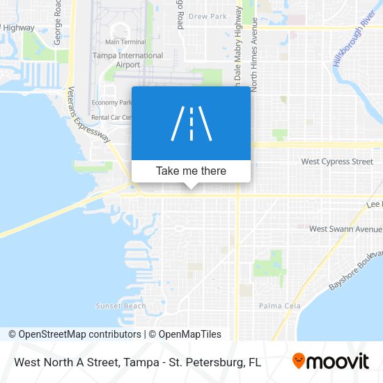 Mapa de West North A Street