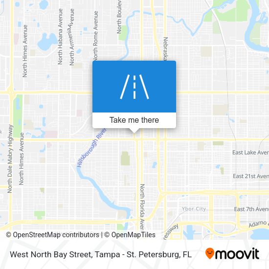 West North Bay Street map