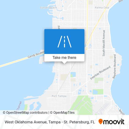 Mapa de West Oklahoma Avenue