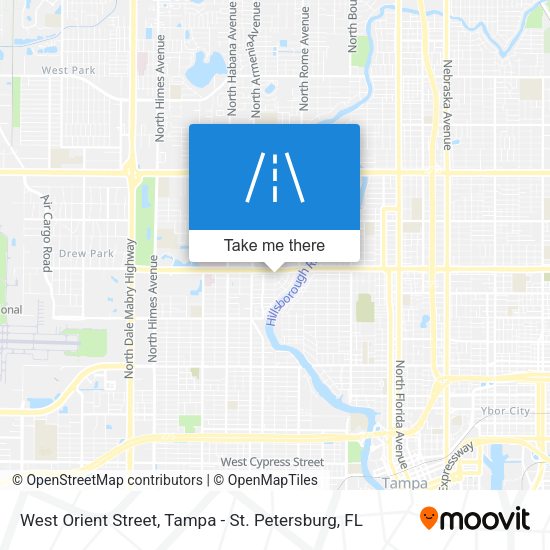 West Orient Street map