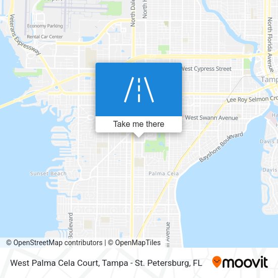 West Palma Cela Court map