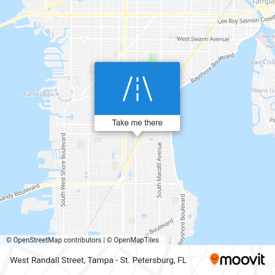 Mapa de West Randall Street