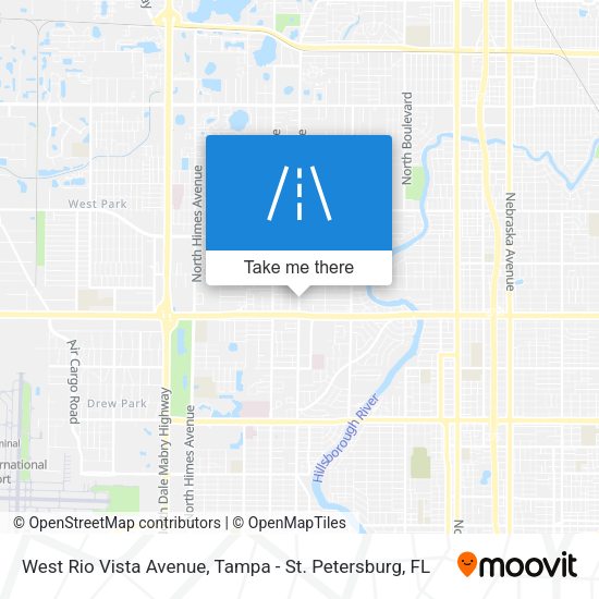 West Rio Vista Avenue map