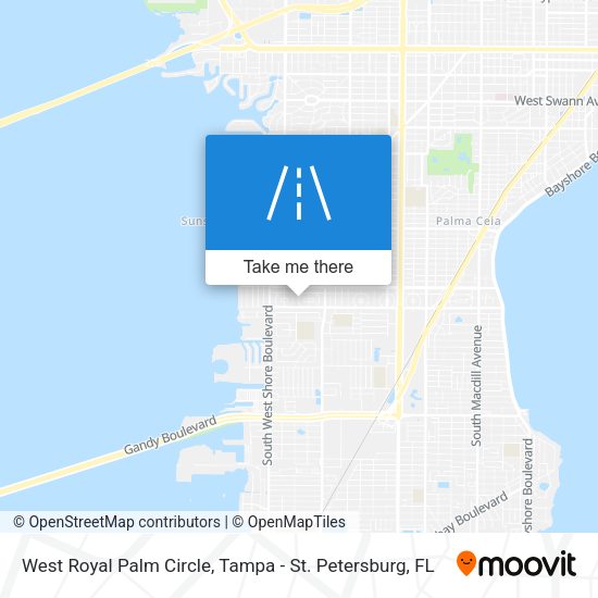 Mapa de West Royal Palm Circle