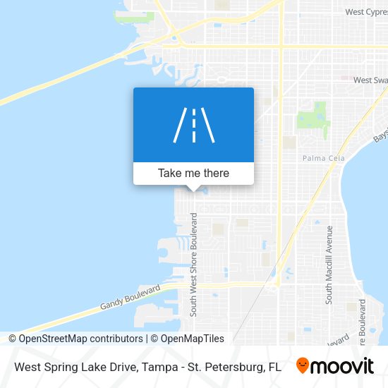 Mapa de West Spring Lake Drive