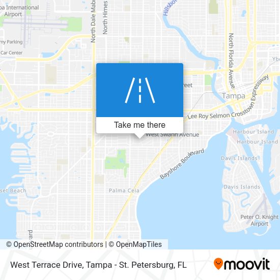 West Terrace Drive map