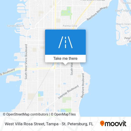 West Villa Rosa Street map