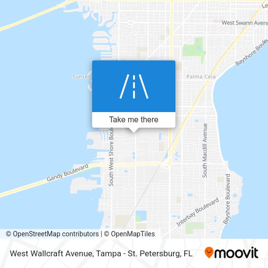 West Wallcraft Avenue map