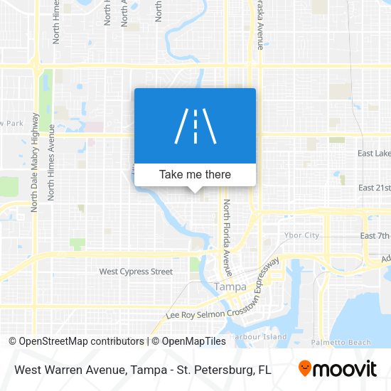 West Warren Avenue map