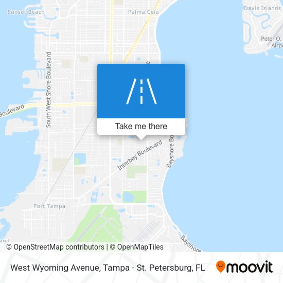 Mapa de West Wyoming Avenue