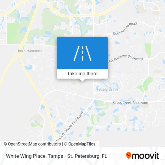 White Wing Place map