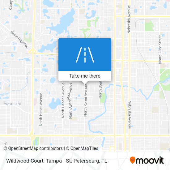 Wildwood Court map