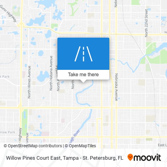 Mapa de Willow Pines Court East