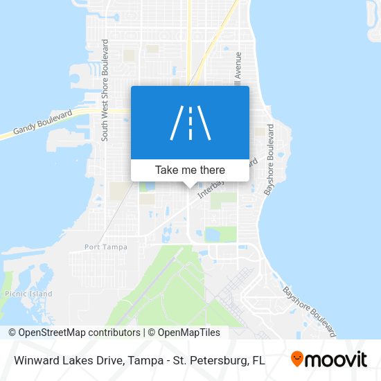 Winward Lakes Drive map