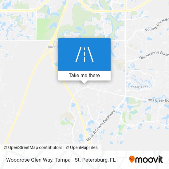 Mapa de Woodrose Glen Way