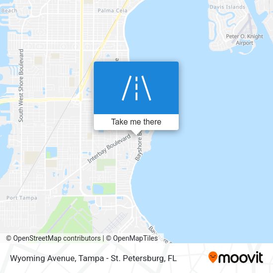 Mapa de Wyoming Avenue