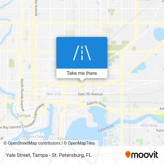 Yale Street map