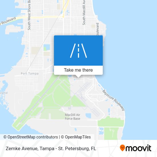 Zemke Avenue map