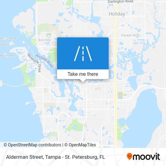 Alderman Street map