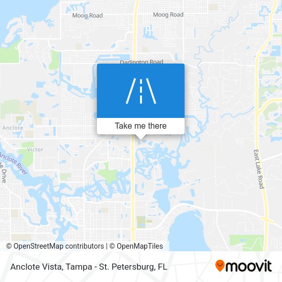 Anclote Vista map