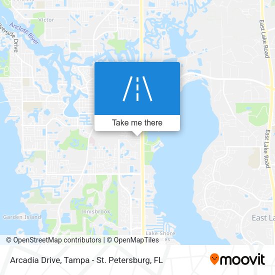 Arcadia Drive map