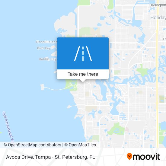 Mapa de Avoca Drive