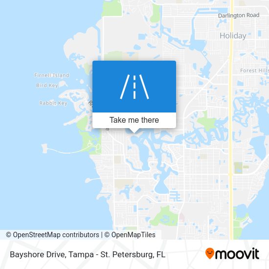 Bayshore Drive map