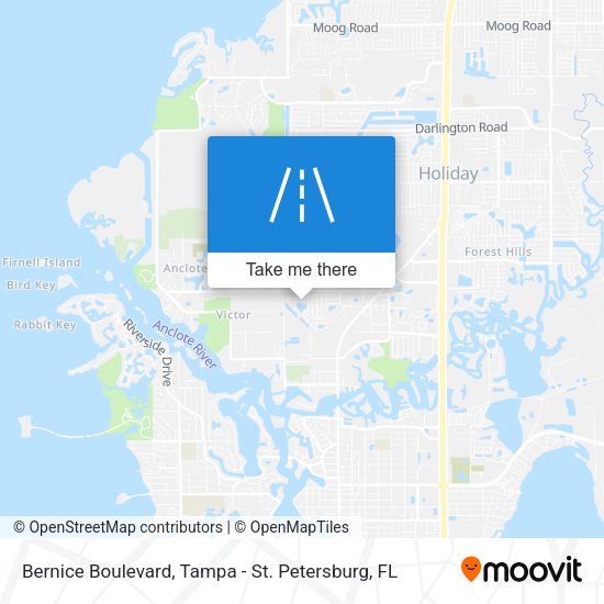 Bernice Boulevard map