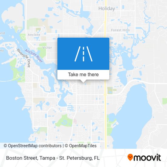 Mapa de Boston Street
