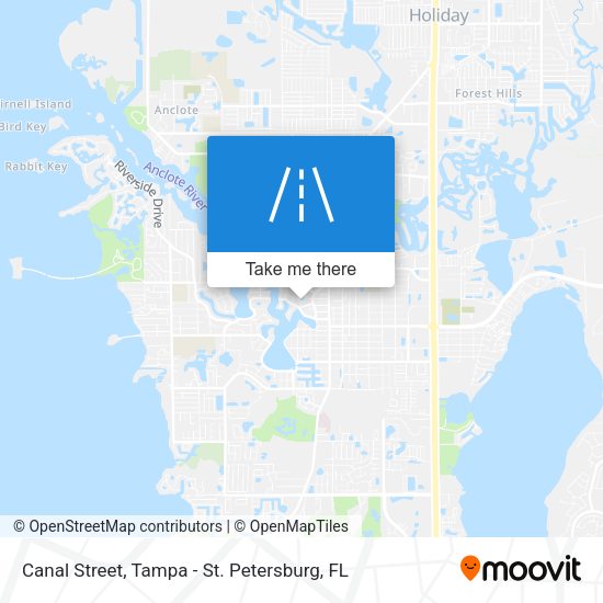 Canal Street map