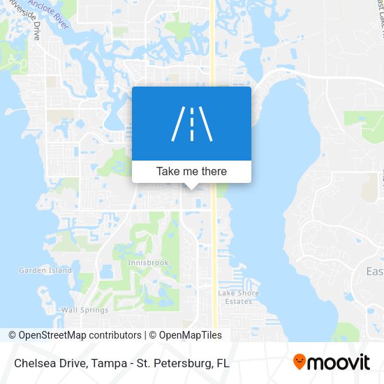 Chelsea Drive map