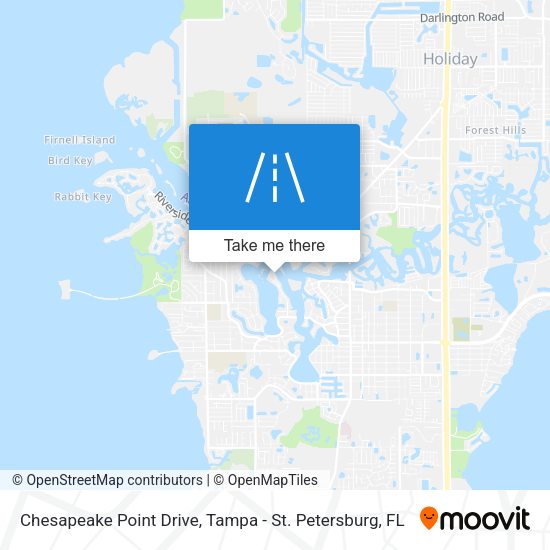 Chesapeake Point Drive map