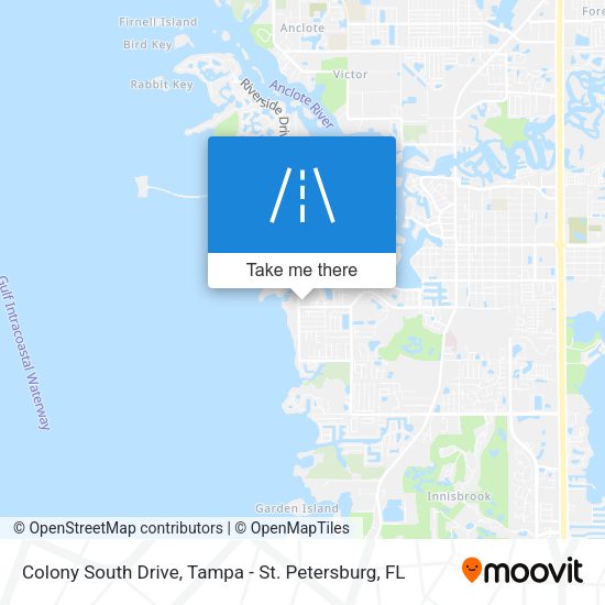 Colony South Drive map