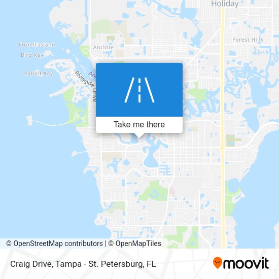 Craig Drive map