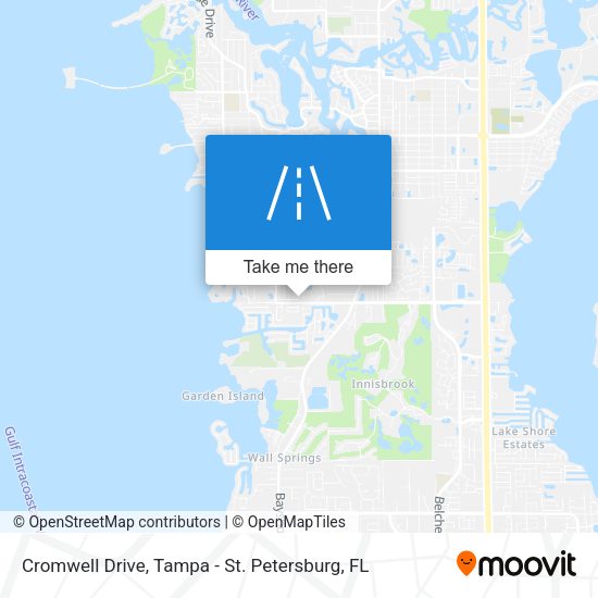 Cromwell Drive map